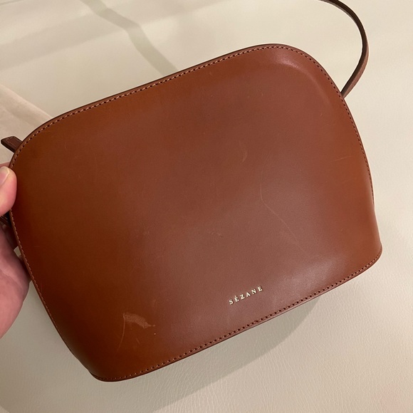 Sezane Brown Crossbody Bag - Picture 2 of 13